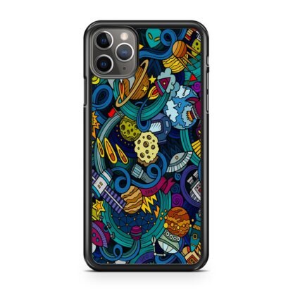 Space Planet Doodle iPhone 14 / 14 Plus / 14 Pro / 14 Pro Max Case