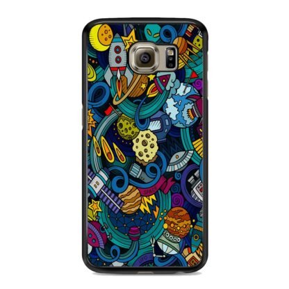 Space Planet Doodle Samsung Galaxy S6 / S6 Edge / S6 Edge Plus Case