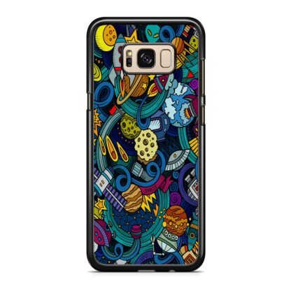 Space Planet Doodle Samsung Galaxy S8 / S8 Plus Case