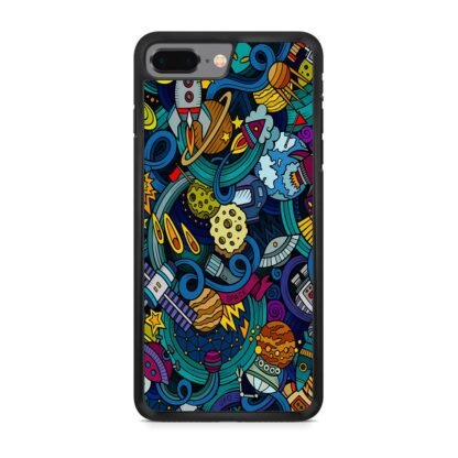 Space Planet Doodle iPhone 7 Plus / 8 Plus Case