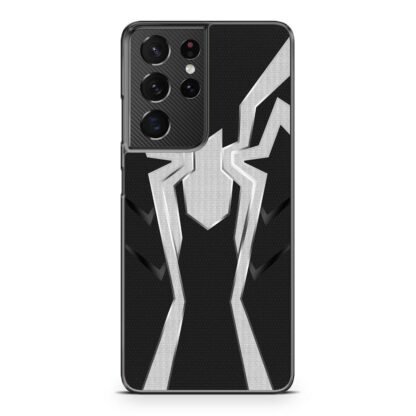 Spider Man Infinity War Logo Carbon Samsung Galaxy S21 / S21 Plus / S21 Ultra / S21 FE Case