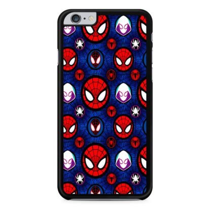 Spider Man Into The Spider Verse Logo Collage iPhone 6 / 6S / 6 Plus / 6S Plus Case