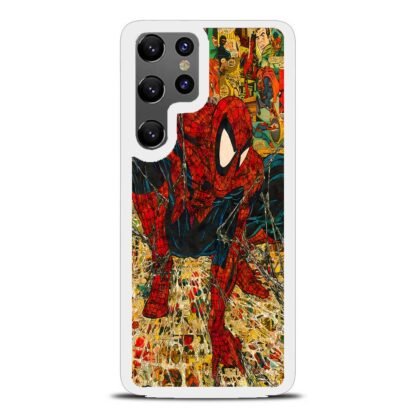 Spider Man Spider Web Comic Samsung Galaxy S25 / S25 Plus / S25 Ultra Case - Image 2