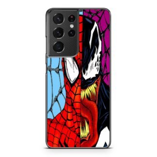 Spider Man Venom Half Samsung Galaxy S21 / S21 Plus / S21 Ultra / S21 FE Case
