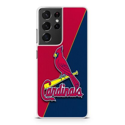 St Louis Cardinals Carbon Logo Samsung Galaxy S21 / S21 Plus / S21 Ultra / S21 FE Case - Image 2