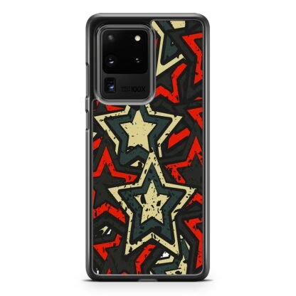 Star Red Black Mural Art Collage Samsung Galaxy S20 / S20 Plus / S20 Ultra / S20 FE Case
