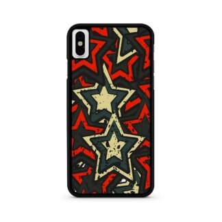 Star Red Black Mural Art Collage iPhone X / XR / XS / XS Max Case