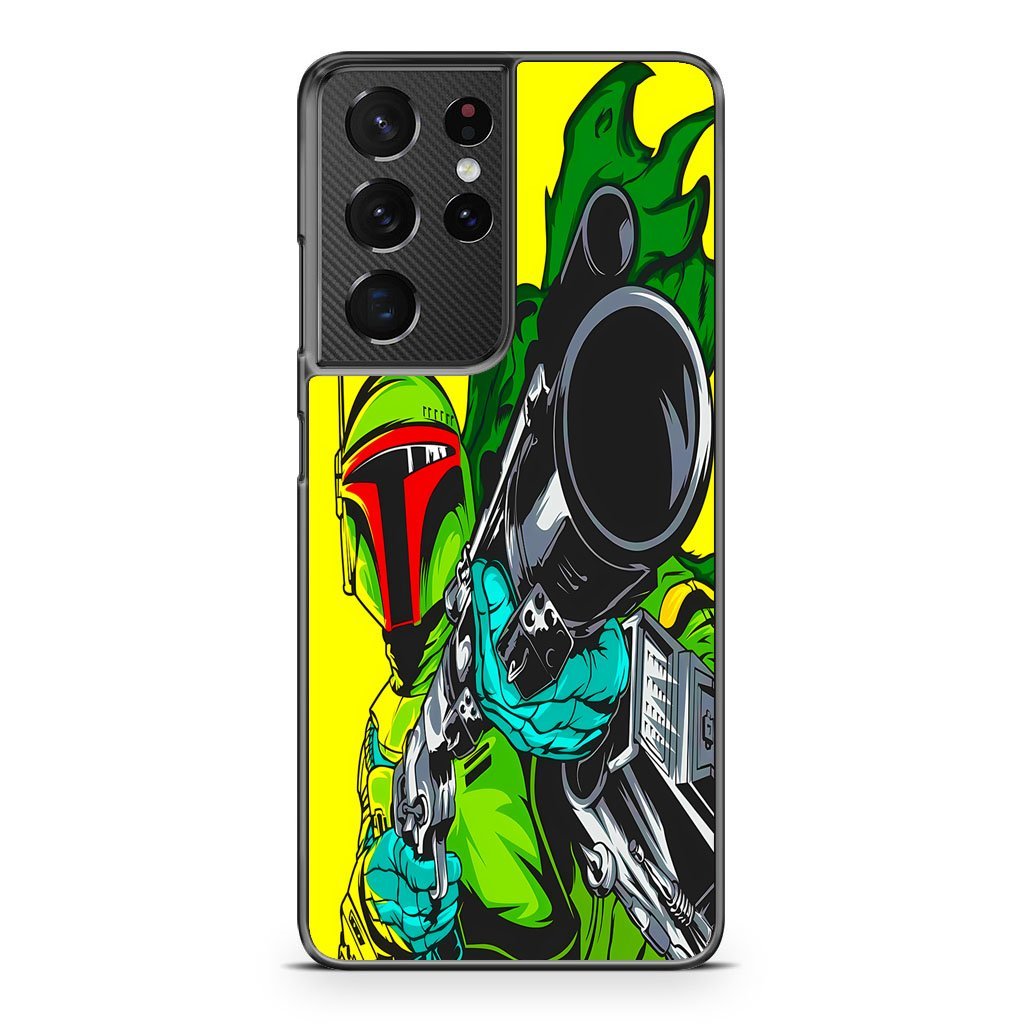 Star Wars Boba Fett Gun Samsung Galaxy S21 / S21 Plus / S21 Ultra / S21 FE Case