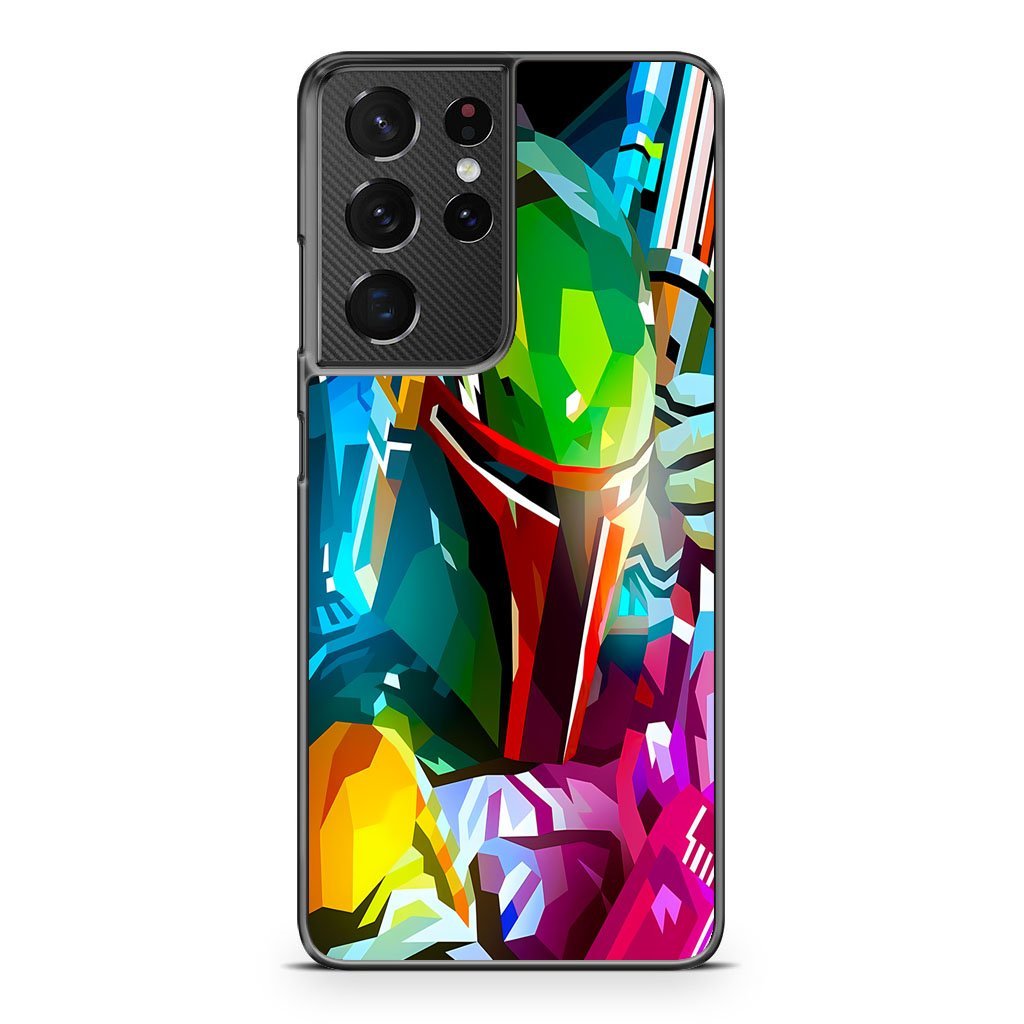 Star Wars Boba Fett Vector Samsung Galaxy S21 / S21 Plus / S21 Ultra / S21 FE Case
