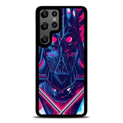 Star Wars Darth Vader Blue Pink Vector Samsung Galaxy S25 / S25 Plus / S25 Ultra Case