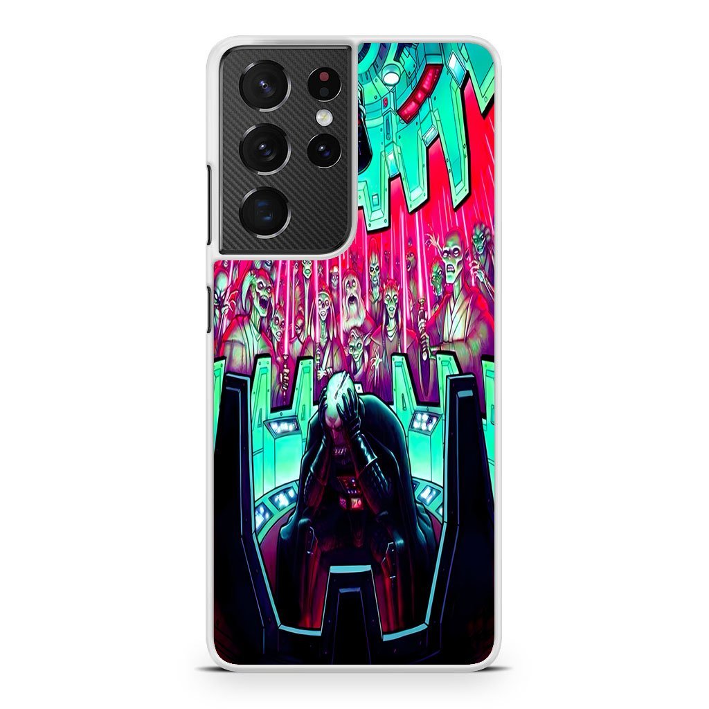 Star Wars Darth Vader Nightmare Samsung Galaxy S21 / S21 Plus / S21 Ultra / S21 FE Case - Image 2