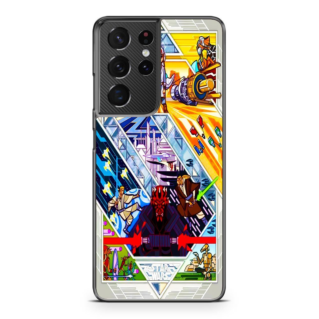 Star Wars I The Phantom Menace Darth Maul Samsung Galaxy S21 / S21 Plus / S21 Ultra / S21 FE Case