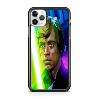 Star Wars Luke Skywalker Green Lightsaber Vector iPhone 12 / 12 Pro / 12 Pro Max / 12 Mini Case