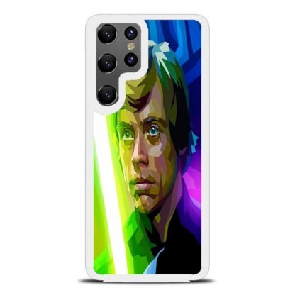 Star Wars Luke Skywalker Green Lightsaber Vector Samsung Galaxy S25 / S25 Plus / S25 Ultra Case - Image 2