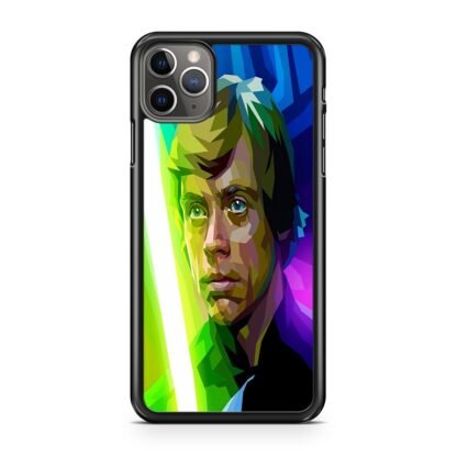 Star Wars Luke Skywalker Green Lightsaber Vector iPhone 15 / 15 Plus / 15 Pro / 15 Pro Max Case