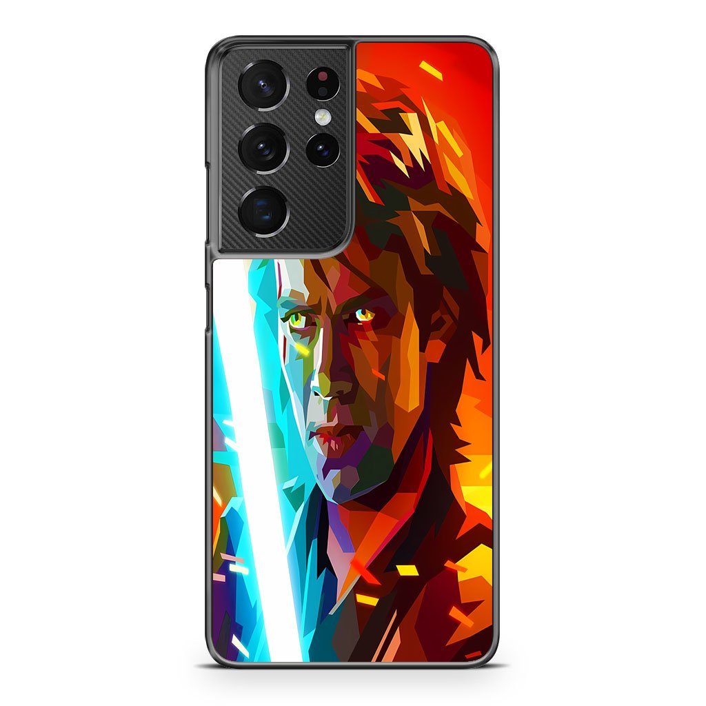Star Wars Luke Skywalker Vector Samsung Galaxy S21 / S21 Plus / S21 Ultra / S21 FE Case
