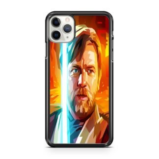 Star Wars Obi Wan Kenobi Vector iPhone 12 / 12 Pro / 12 Pro Max / 12 Mini Case