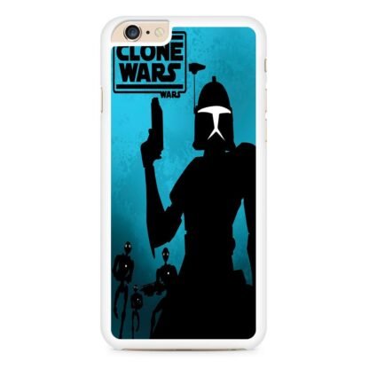 Star Wars The Clone Wars Blue Cover iPhone 6 / 6S / 6 Plus / 6S Plus Case - Image 2