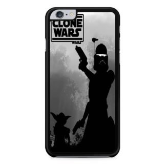 Star Wars The Clone Wars Gray Cover iPhone 6 / 6S / 6 Plus / 6S Plus Case