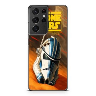 Star Wars The Clone Wars Helmet Samsung Galaxy S21 / S21 Plus / S21 Ultra / S21 FE Case