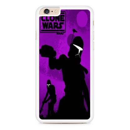 Star Wars The Clone Wars Purple Cover iPhone 6 / 6S / 6 Plus / 6S Plus Case - Image 2
