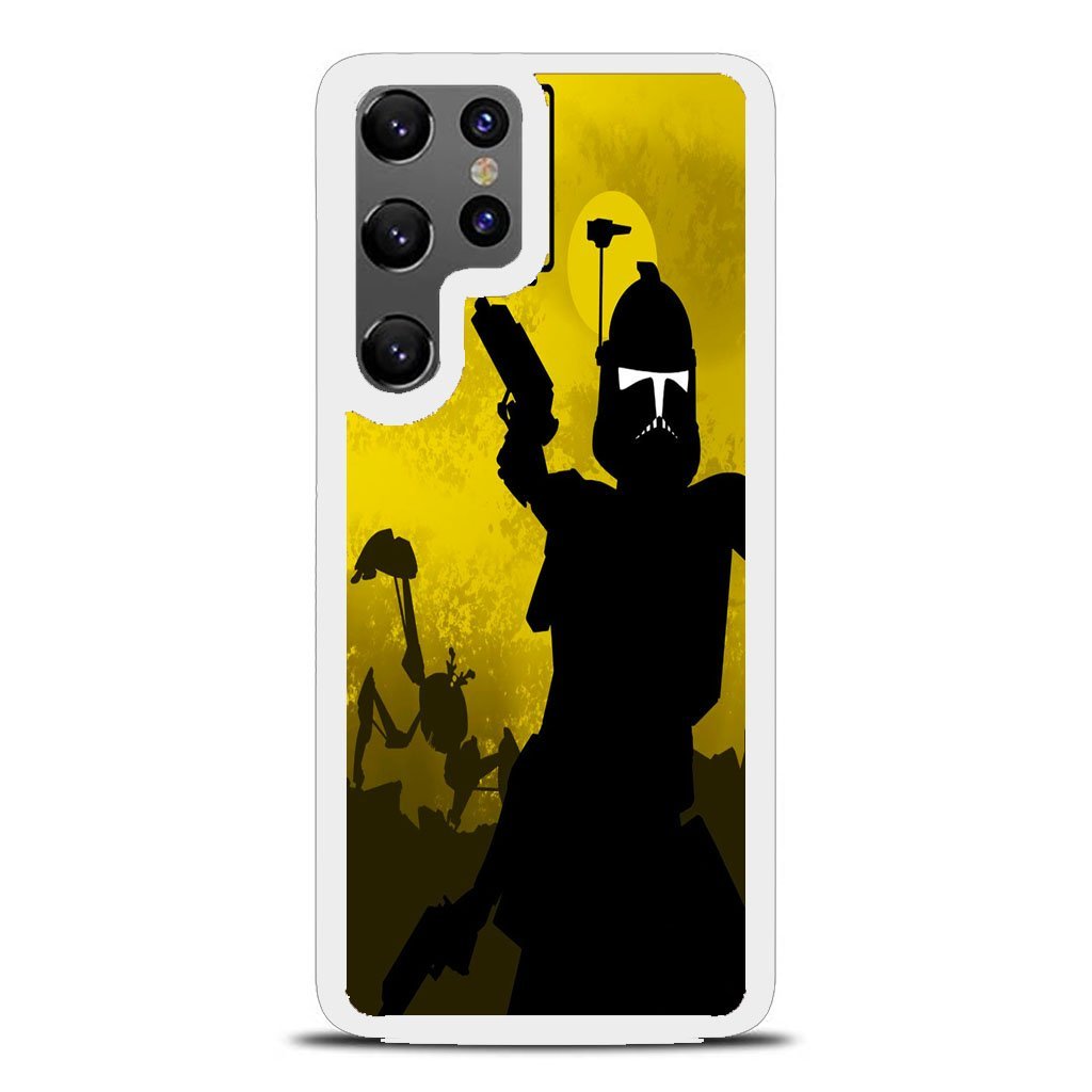 Star Wars The Clone Wars Yellow Cover Samsung Galaxy S25 / S25 Plus / S25 Ultra Case - Image 2