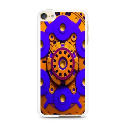 Steamcore Gear Blue Orange Cover iPod Touch 6 / 7 Case - Image 2