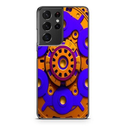 Steamcore Gear Blue Orange Cover Samsung Galaxy S21 / S21 Plus / S21 Ultra / S21 FE Case