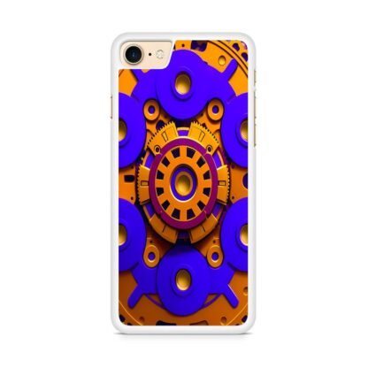 Steamcore Gear Blue Orange Cover iPhone 7 / 8 / SE 2020 / SE 2022 Case - Image 2