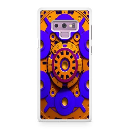 Steamcore Gear Blue Orange Cover Samsung Galaxy Note 9 Case - Image 2