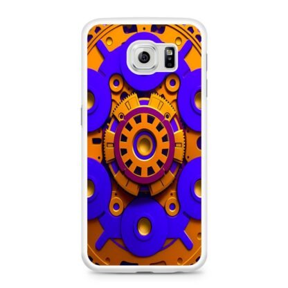 Steamcore Gear Blue Orange Cover Samsung Galaxy S6 / S6 Edge / S6 Edge Plus Case - Image 2