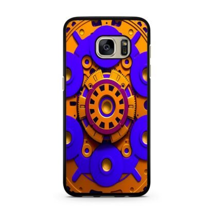 Steamcore Gear Blue Orange Cover Samsung Galaxy S7 / S7 Edge Case