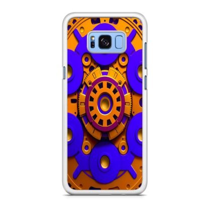 Steamcore Gear Blue Orange Cover Samsung Galaxy S8 / S8 Plus Case - Image 2
