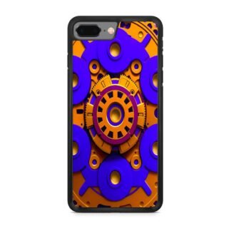 Steamcore Gear Blue Orange Cover iPhone 7 Plus / 8 Plus Case