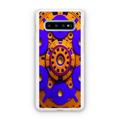 Steamcore Gear Blue Orange Cover Samsung Galaxy S10 / S10e / S10 Plus / S10 5G Case - Image 2