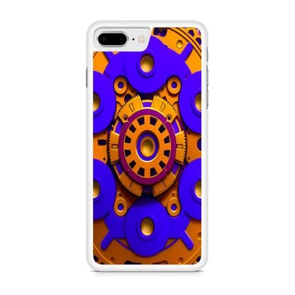 Steamcore Gear Blue Orange Cover iPhone 7 Plus / 8 Plus Case - Image 2