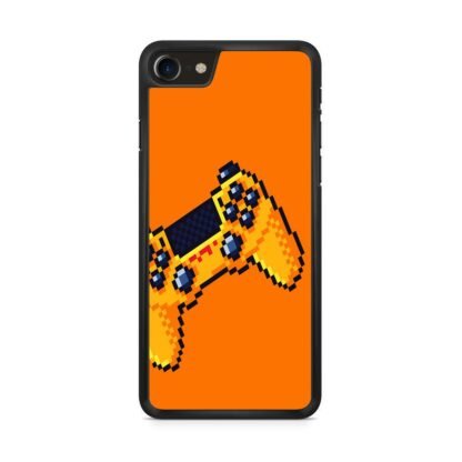 Stick Console Orange Pixel Art iPhone 7 / 8 / SE 2020 / SE 2022 Case