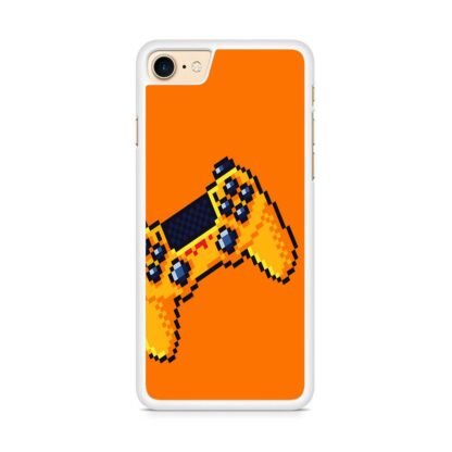 Stick Console Orange Pixel Art iPhone 7 / 8 / SE 2020 / SE 2022 Case - Image 2