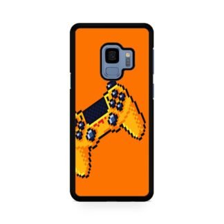 Stick Console Orange Pixel Art Samsung Galaxy S9 / S9 Plus Case