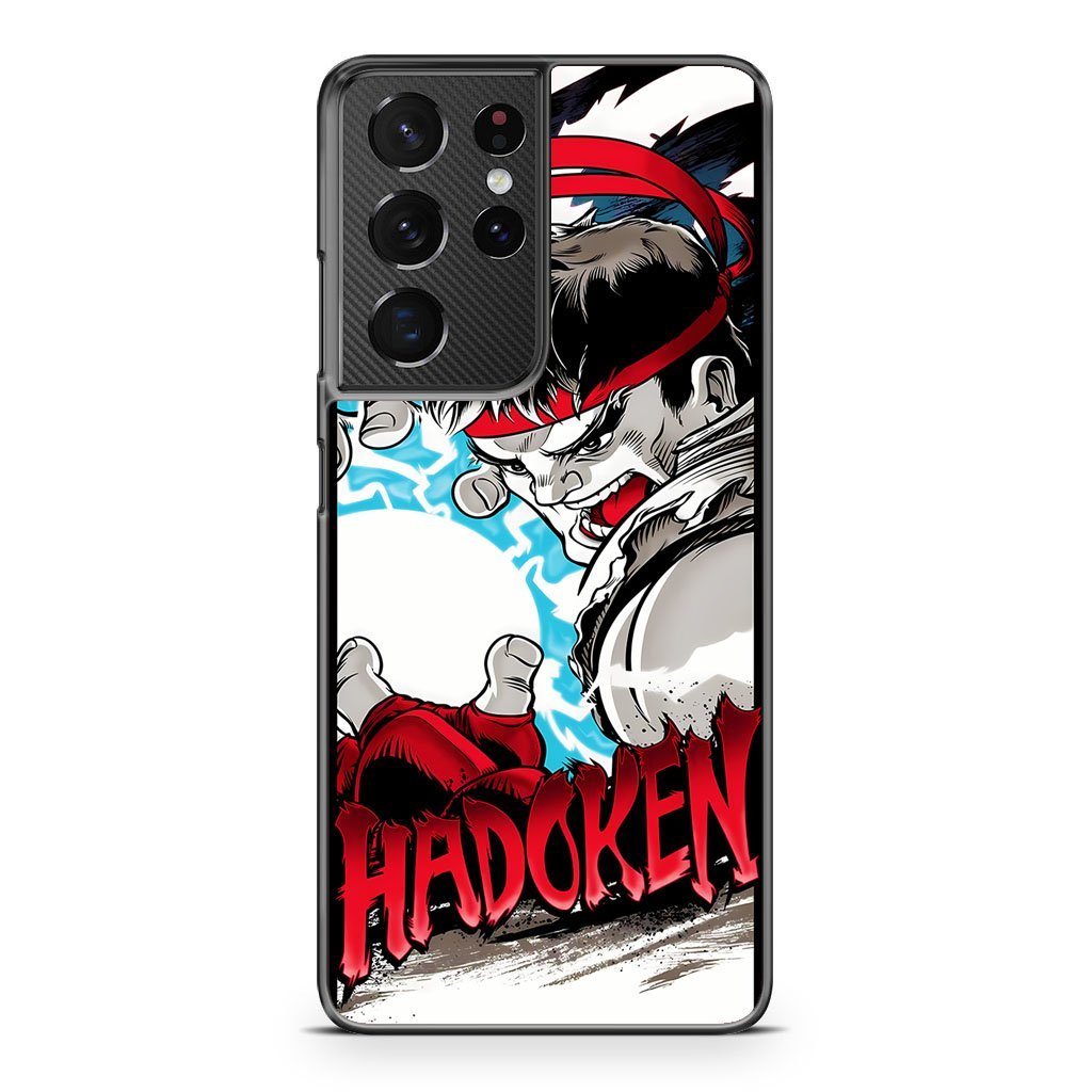 Street Fighter Ryu Hadoken Samsung Galaxy S21 / S21 Plus / S21 Ultra / S21 FE Case