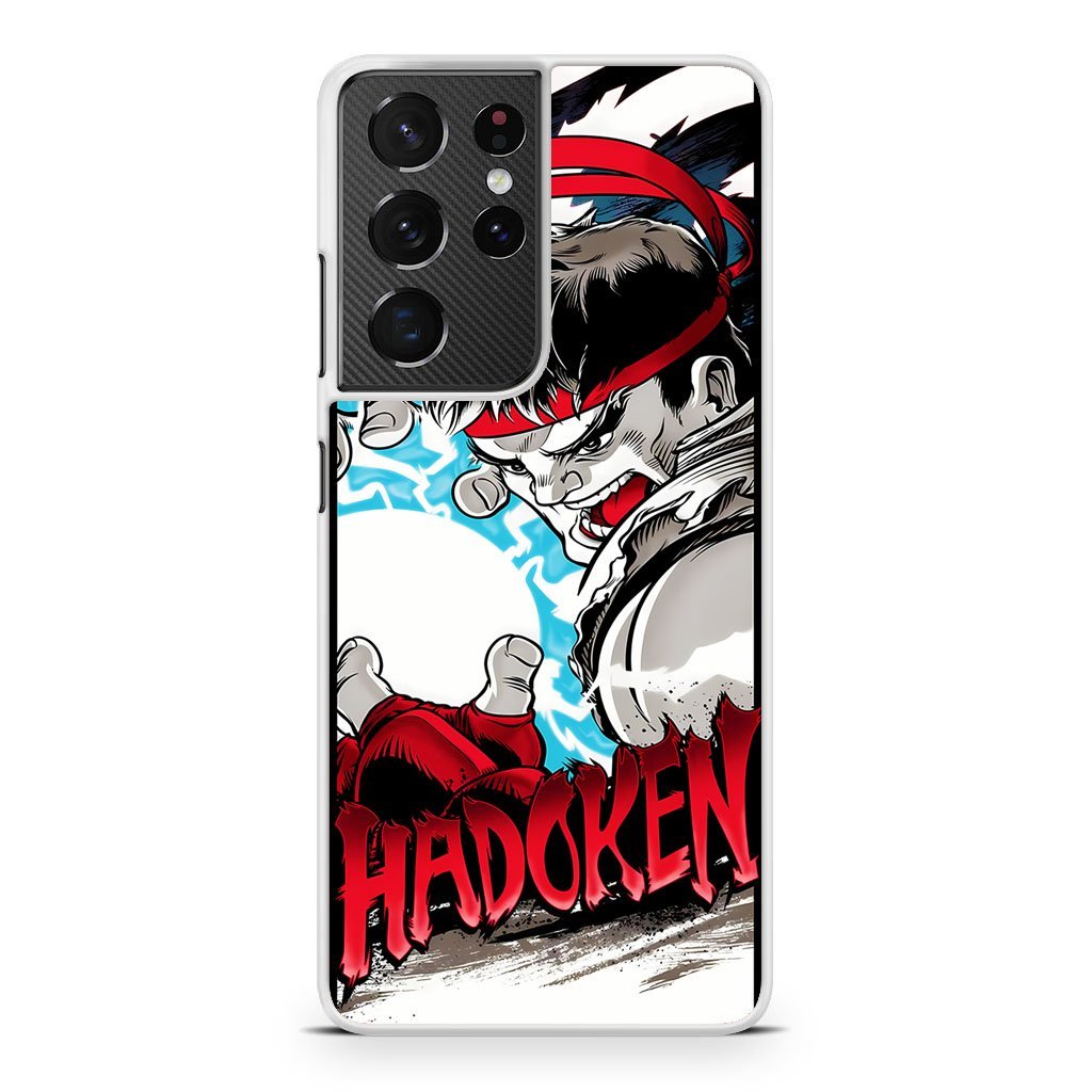 Street Fighter Ryu Hadoken Samsung Galaxy S21 / S21 Plus / S21 Ultra / S21 FE Case - Image 2