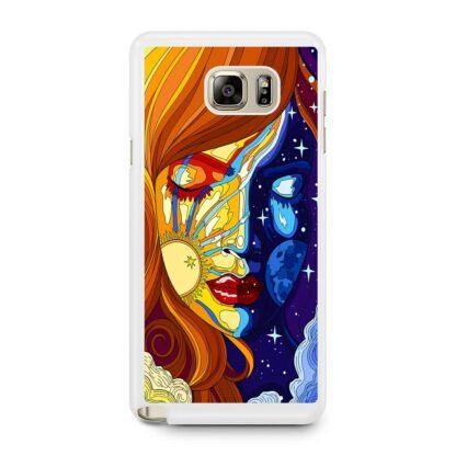 Sun And Moon Woman Mosaic Samsung Galaxy Note 5 Case - Image 2
