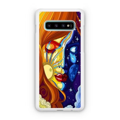 Sun And Moon Woman Mosaic Samsung Galaxy S10 / S10e / S10 Plus / S10 5G Case - Image 2