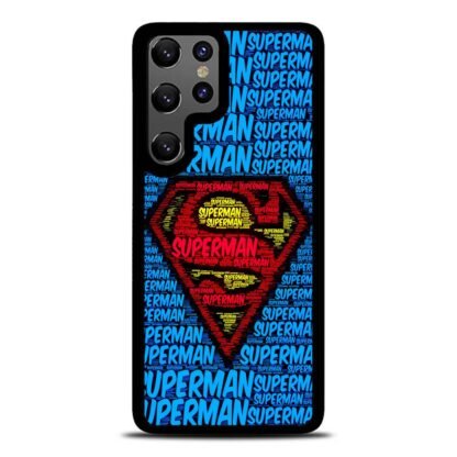 Superman Logo Typography Samsung Galaxy S25 / S25 Plus / S25 Ultra Case