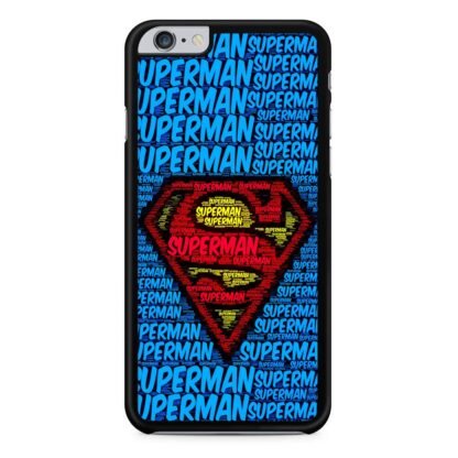 Superman Logo Typography iPhone 6 / 6S / 6 Plus / 6S Plus Case