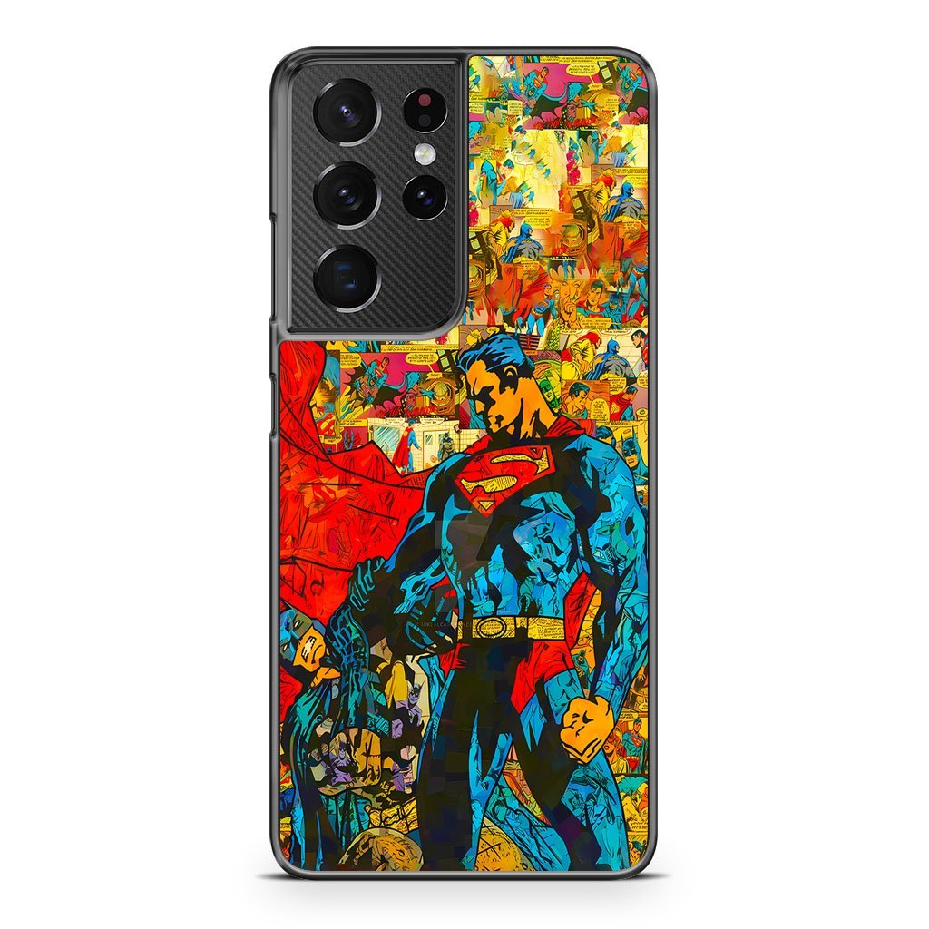 Superman Vs Batman Comic Samsung Galaxy S21 / S21 Plus / S21 Ultra / S21 FE Case