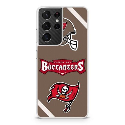 Tampa Bay Buccaneers NFL Logo Samsung Galaxy S21 / S21 Plus / S21 Ultra / S21 FE Case - Image 2