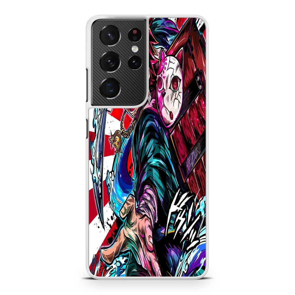 Tanjiro Demon Slayer Kimetsu No Yaiba Samsung Galaxy S21 / S21 Plus / S21 Ultra / S21 FE Case - Image 2