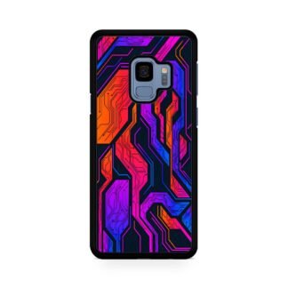 Tech Circuit Color Pattern Samsung Galaxy S9 / S9 Plus Case