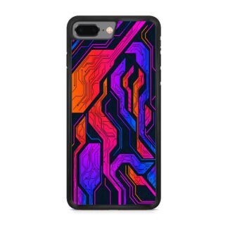 Tech Circuit Color Pattern iPhone 7 Plus / 8 Plus Case